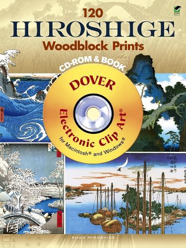 120 Hiroshige Woodblock Prints - Dover Electronic Clip Art