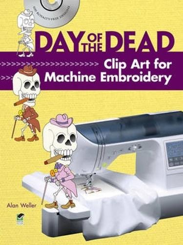 Day of the Dead: Clip Art for Machine Embroidery - Dover Clip Art Embroidery