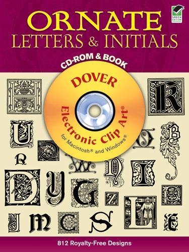 Ornate Letters - Dover Electronic Clip Art