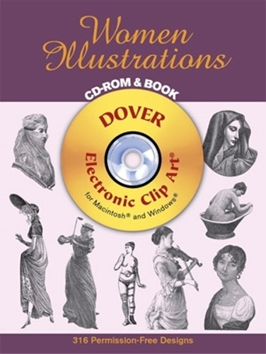 Women Illustrations CD-Rom and Book - Dover Electronic Clip Art