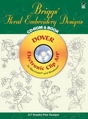 Briggs' Floral Embroidery Designs - Dover Electronic Clip Art
