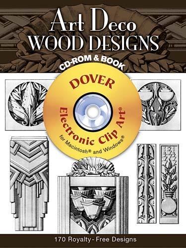 Art Deco Wood Designs - Dover Electronic Clip Art