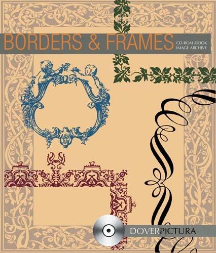 Borders and Frames - Dover Pictura Electronic Clip Art (Paperback)