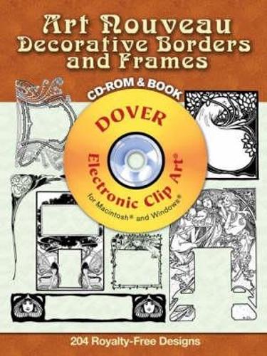 "Art Nouveau" Decorative Borders and Frames - Dover Electronic Clip Art