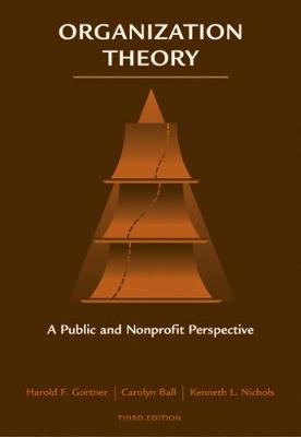 Cover Organization Theory: A Public and Nonprofit Perspective