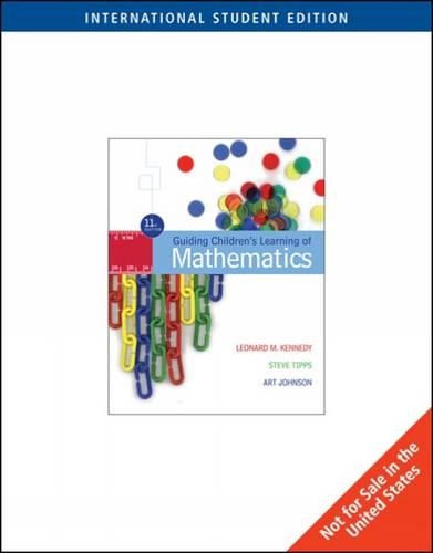 Guiding Children's Learning of Mathematics (Paperback)