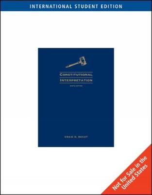 Constitutional Interpretation, International Edition (Paperback)