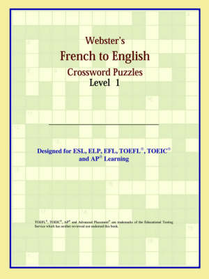 Webster's French to English Crossword Puzzles: Level 1 (Paperback)