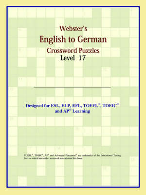Webster's English to German Crossword Puzzles: Level 17 (Paperback)