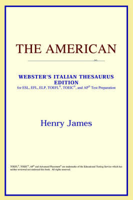 The American (Webster's Italian Thesaurus Edition) (Paperback)