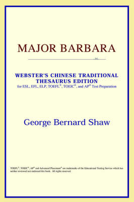 Major Barbara (Webster's Chinese-Simplified Thesaurus Edition) (Paperback)
