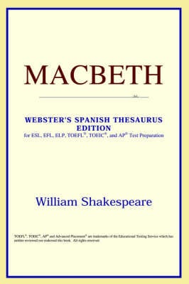 Macbeth (Webster's Spanish Thesaurus Edition) (Paperback)