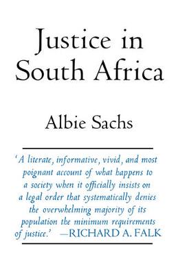 Justice in South Africa - Perspectives on Southern Africa 12 (Paperback)