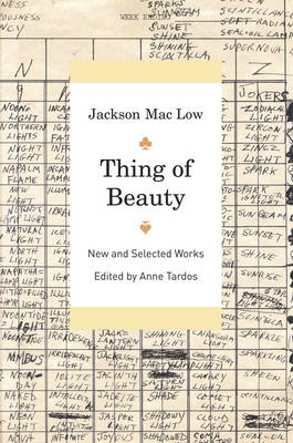 Thing of Beauty: New and Selected Works (Hardback)