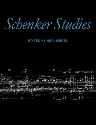 Cover Schenker Studies