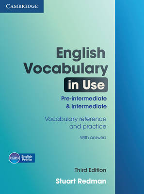 Cover English Vocabulary in Use Pre-intermediate and Intermediate with Answers