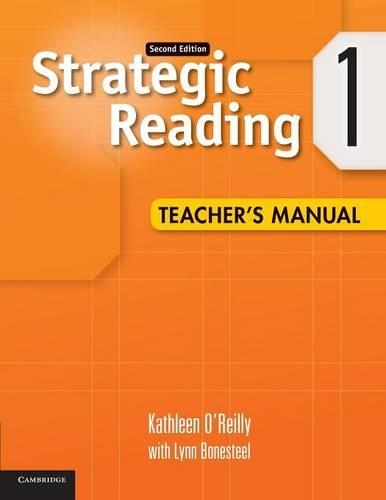 Strategic Reading Level 1 Teacher's Manual: Strategic Reading Level 1 Teacher's Manual Level 1 (Paperback)