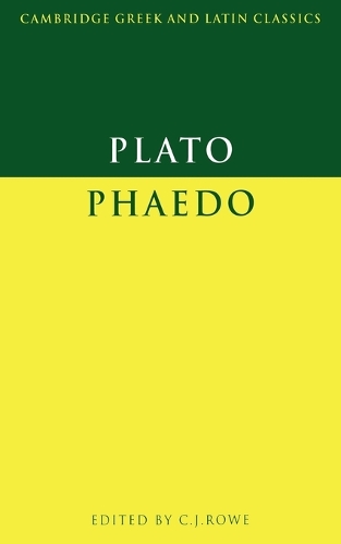 Book cover of Plato: Phaedo