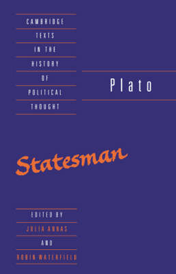 Plato: The Statesman - Cambridge Texts in the History of Political Thought (Hardback)
