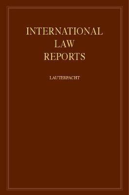International Law Reports 160 Volume Hardback Set: Volume 31 - International Law Reports (Hardback)