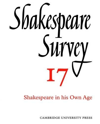 Shakespeare Survey - Shakespeare Survey Paperback Set 17 (Paperback)