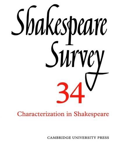 Shakespeare Survey - Shakespeare Survey 34 (Paperback)