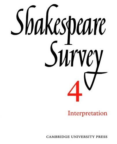 Shakespeare Survey: Shakespeare Survey Shakespeare and His Stage v.1 - Shakespeare Survey 17 (Paperback)