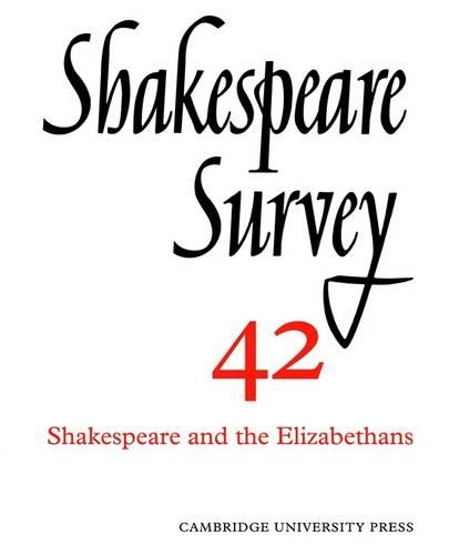 Shakespeare Survey - Shakespeare Survey Paperback Set 41 (Paperback)