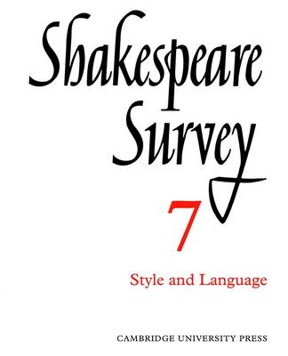 Shakespeare Survey - Shakespeare Survey Paperback Set Volume 7 (Paperback)