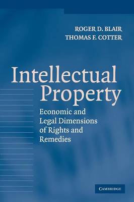 Intellectual Property: Economic and Legal Dimensions of Rights and Remedies (Paperback)