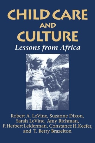 Child Care and Culture: Lessons from Africa (Paperback)