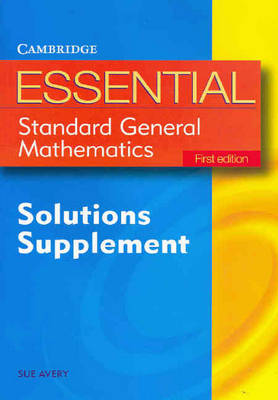 Essential Standard General Maths First Edition Solution Supplement - Essential Mathematics (Paperback)