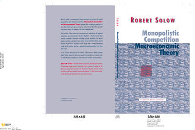 Monopolistic Competition and Macroeconomic Theory - Federico Caffe Lectures (Hardback)