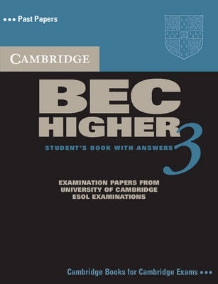 Cambridge BEC Higher 3 Self Study Pack - BEC Practice Tests