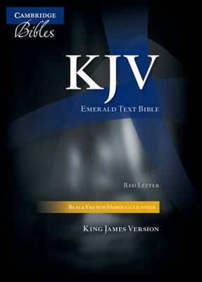 KJV Emerald Text Edition Black French Morocco Leather KJ533:TR (Leather / fine binding)