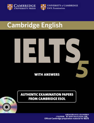 Cover Cambridge IELTS 5 Self-study Pack  China Edition: Level 5 - IELTS Practice Tests