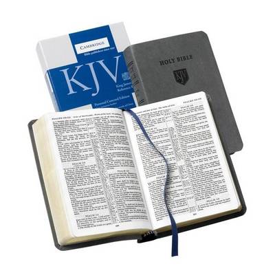 KJV Personal Concord Reference Edition KJ462:XR grey imitation leather (Leather / fine binding)