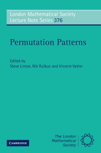 Permutation Patterns - London Mathematical Society Lecture Note Series 376 (Paperback)