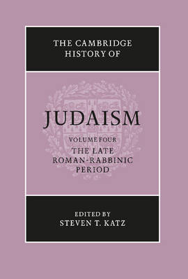 The Cambridge History of Judaism: The Late Roman-Rabbinic Period Volume 4 (Hardback)