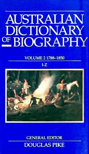 Australian Dictionary of Biography V2 (Hardback)