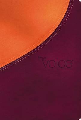 The Voice Bible, Leathersoft, Orange/Purple: Step Into the Story of Scripture (Leather / fine binding)