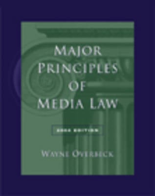 Major Principles of Media Law 2004 (Paperback)