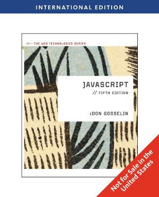 JavaScript: The Web Technologies Series, International Edition (Paperback)