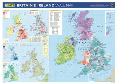 Philip's Britain and Ireland Wall Map (Hardback)