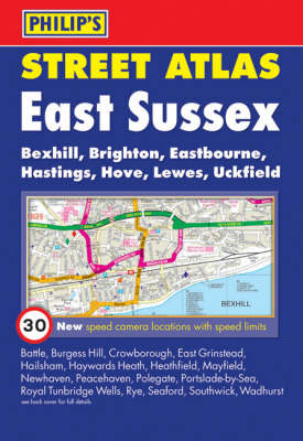 Philip's Street Atlas East Sussex - Philip's Street Atlases (Paperback)