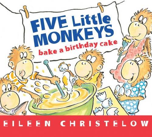 Cover Five Little Monkeys Bake a Birthday Cake