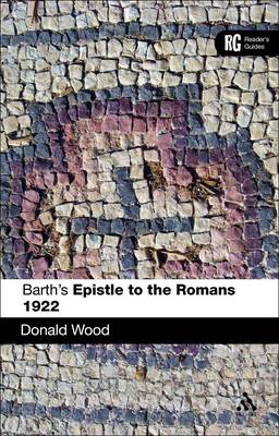 Cover Barth's Epistle to the Romans 1922 - Reader's Guides