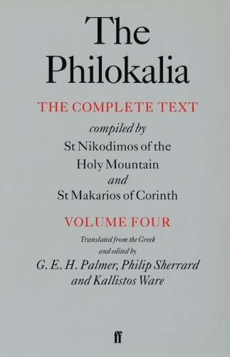 The Philokalia Vol 4 (Paperback)