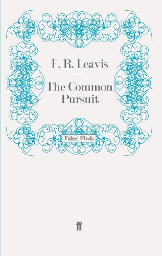 The Common Pursuit (Paperback)