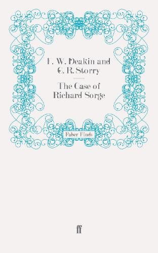 The Case of Richard Sorge (Paperback)